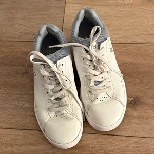 Women's White and Gray Athletic Shoes by On Cloud
